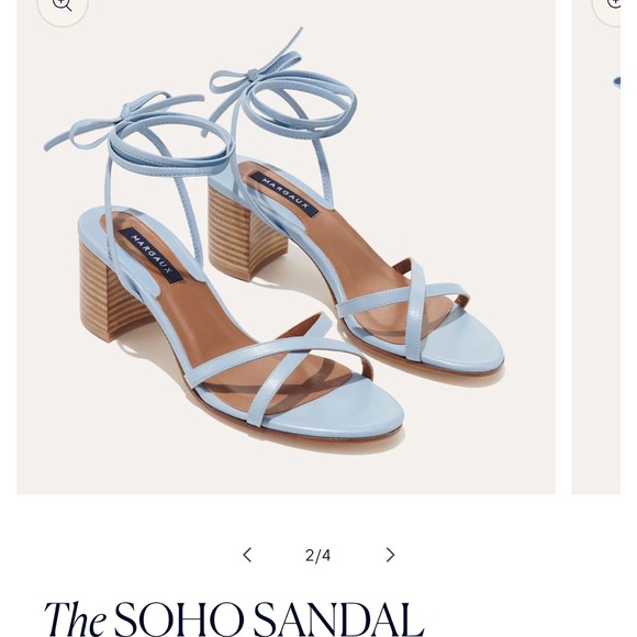 Margaux soho sandal fog 40.5 w - Picture 1 of 5